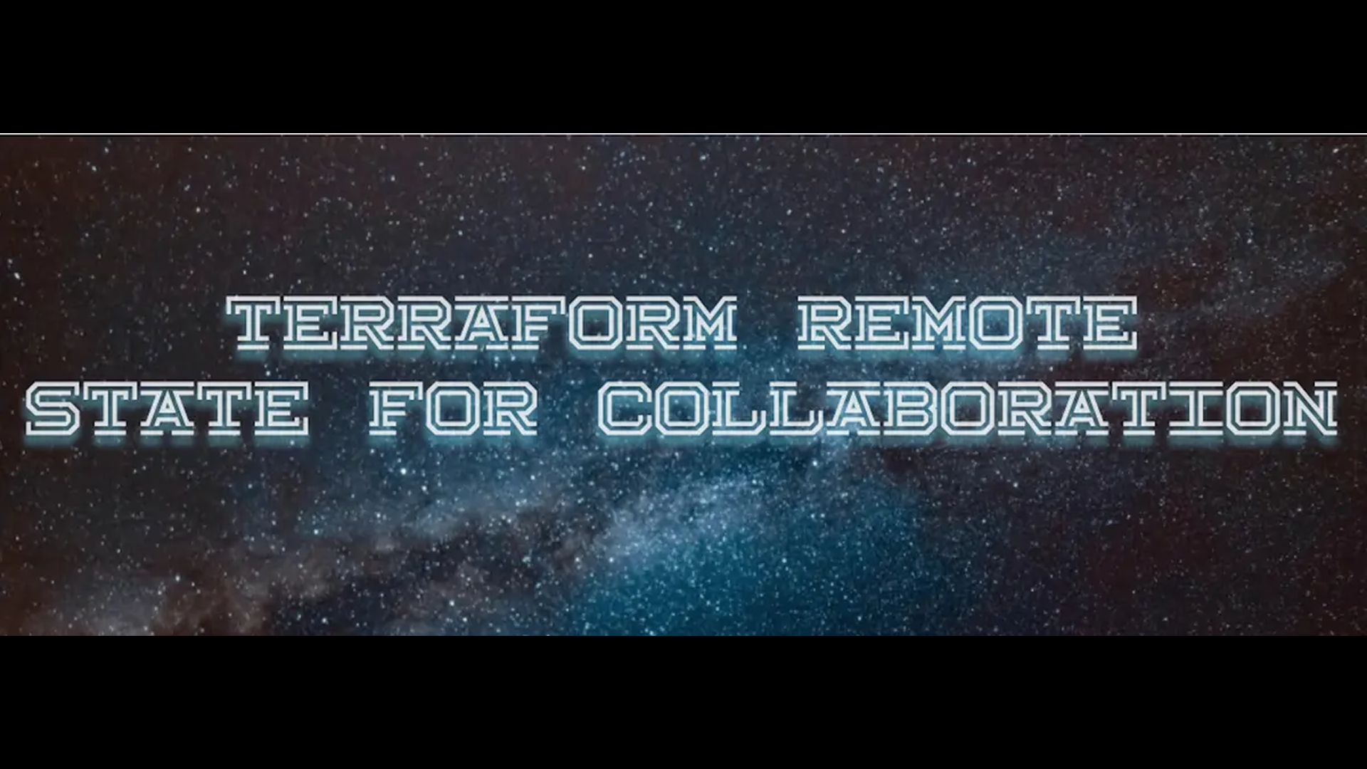 Terraform remote state for collaboration.