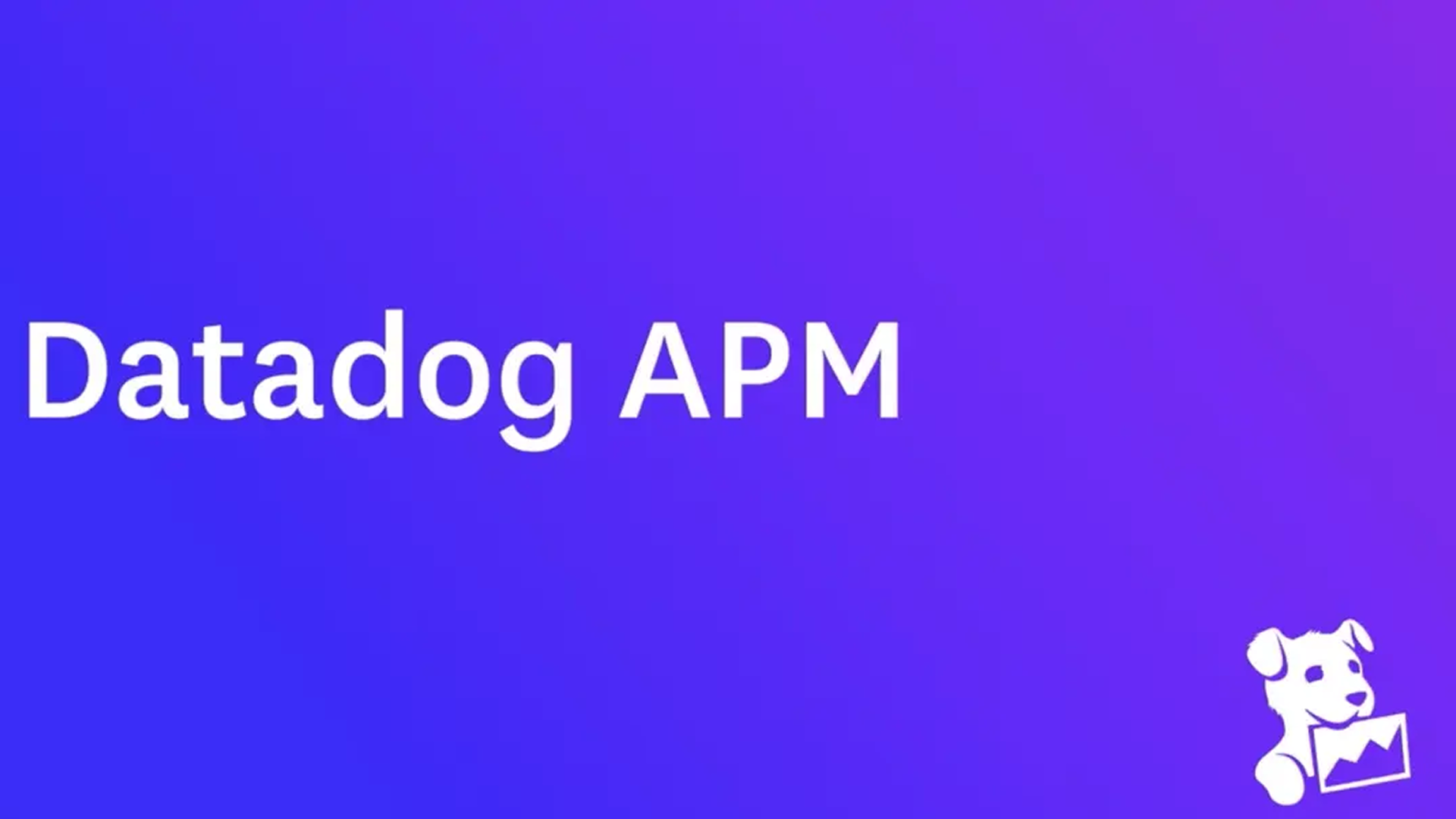 APM using Datadog.