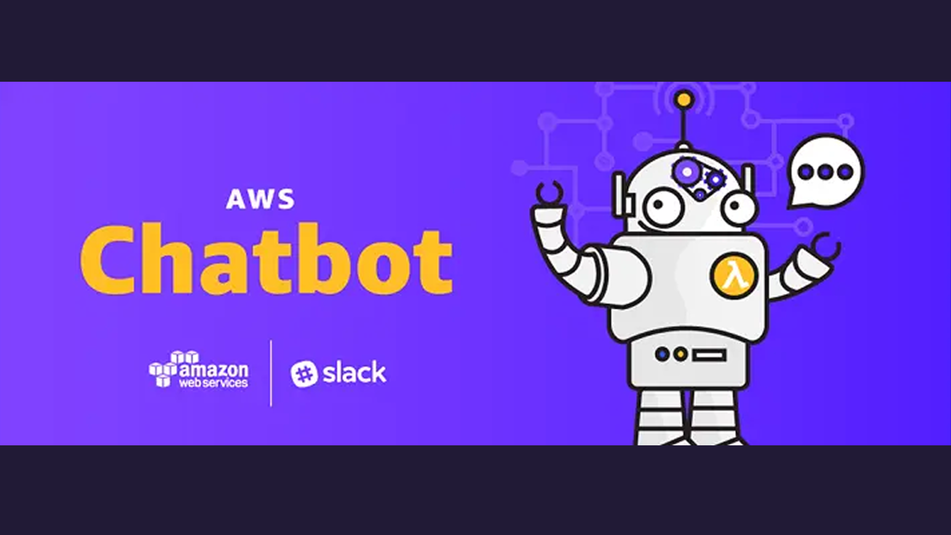 Sending notifications to Slack using AWS Chatbot.