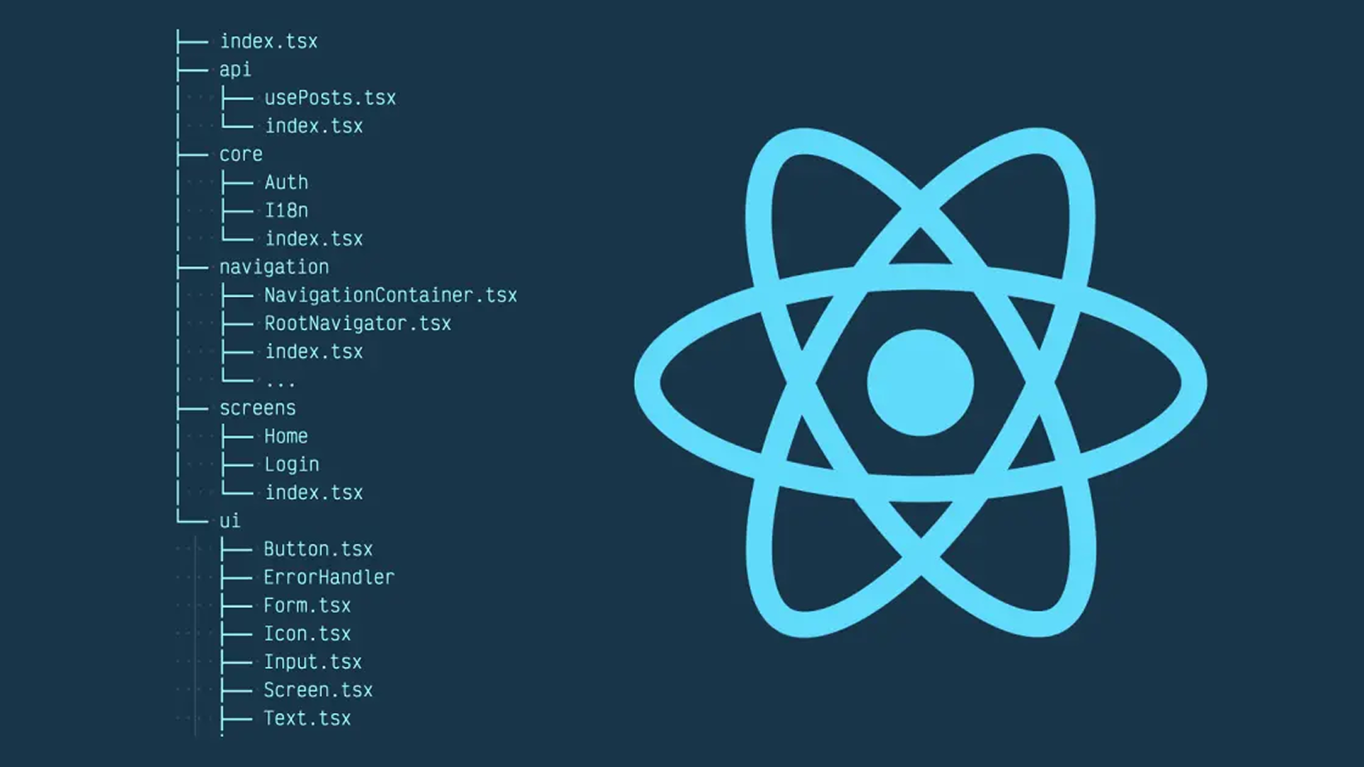 How to structure a react-native project